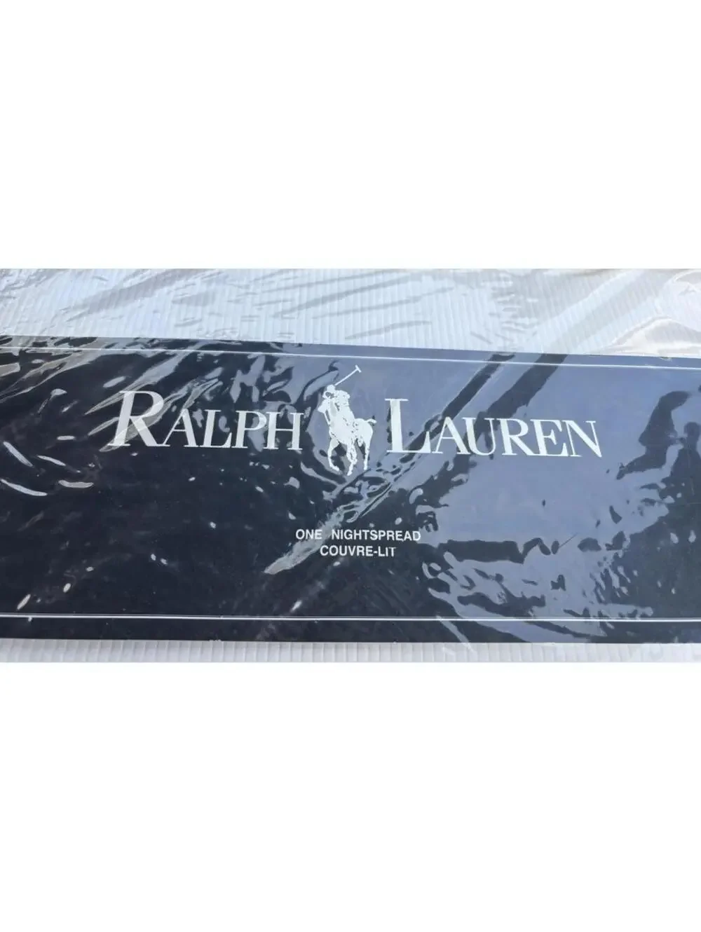 NEW Rare Ralph Lauren Shelby Faille King Scalloped Cotton Nightspread White